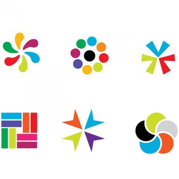 Colorful Logo Vector Elements - Free vector #201799