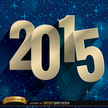 Blue Stars 2015 Vector Background - Kostenloses vector #202129