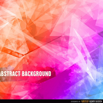 Abstract Polygonal Vector Background - Free vector #202219