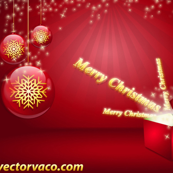 Free Vector Christmas Background - Free vector #202629
