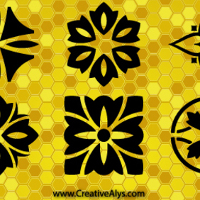 Creative Patterns And Logo Design Graphics - vector #202919 gratis