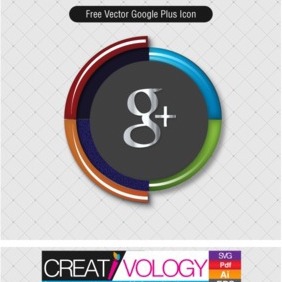 Free Vector Google Plus Icon - Kostenloses vector #203229