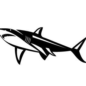 Shark Illustration - vector gratuit #203419 