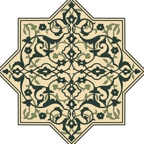 Afghan Ornamental Pattern - бесплатный vector #203959
