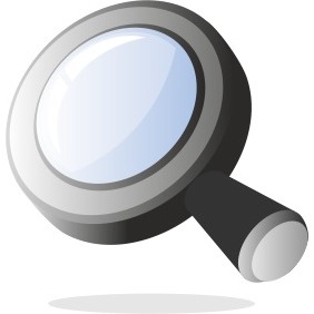 3d Magnifying Glass - Free vector #204029