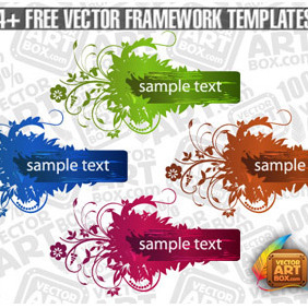 Useful Free Vector Flourish Framework Template - Free vector #204169