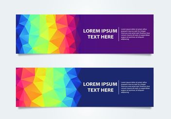 Modern Abstract Web Banners - Free vector #205189