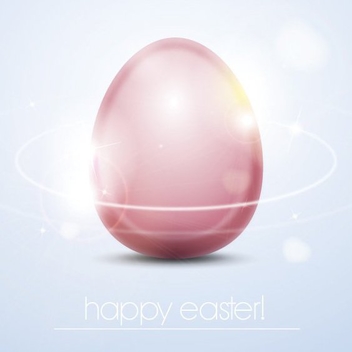 Shiny Easter Egg - Free vector #205749