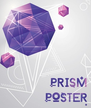 Prism Poster - бесплатный vector #205919