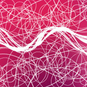 Hunderd Lines In Red Pink Background - vector gratuit #206199 