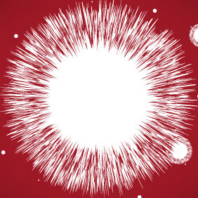 Abstract Red And White World - vector #208159 gratis