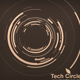 Tech Circle - Free vector #208629
