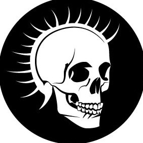 Punk Skull - vector #209029 gratis