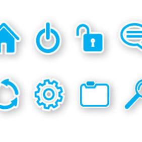 8 Web Icons Free Vector - Free vector #209719