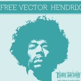 Jimmi Hendrix - vector #210449 gratis