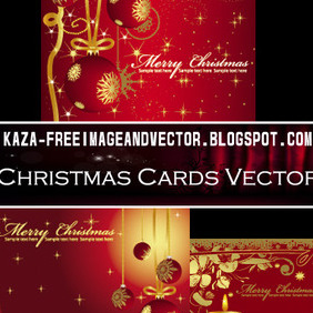 Christmas Cards Free Vector - Free vector #212939