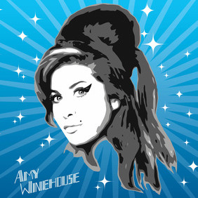 Amy Winehouse Vector Graphics - бесплатный vector #213859