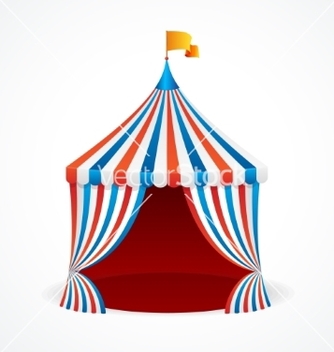 Free circus tent vector - Kostenloses vector #214039