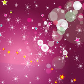 Stars And Circles Lovely Free Vector Graphic - vector #214559 gratis