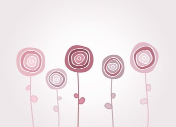 Playful Flowers - Free vector #214609