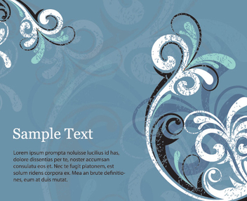 Grungy Flyer Layout - Free vector #215289