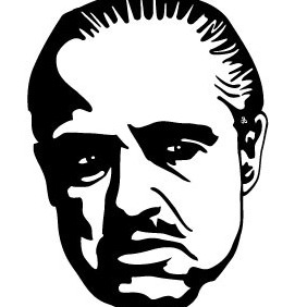 Godfather Brando Vector - бесплатный vector #215979