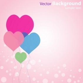 Abstract Love Background - vector #216239 gratis