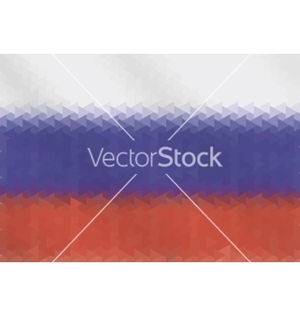 Free russian flag of geometric shapes vector - Kostenloses vector #217239