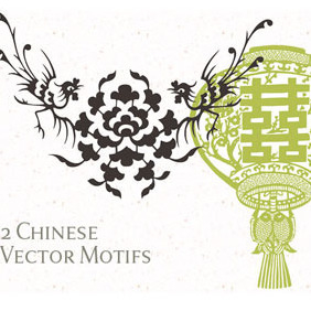 24 Free Chinese Vector Motifs - Kostenloses vector #217279