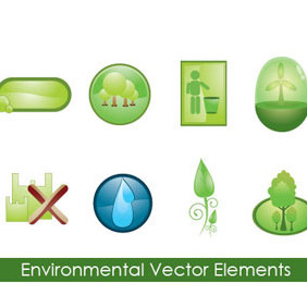 Environmental Vector Elements - vector #218079 gratis