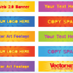 Web Banners Pack - vector gratuit #218499 