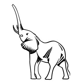 Elephant Vector Clip Art - Free vector #219259