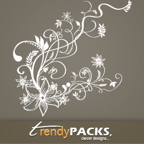 Free Hand Drawn Floral Vector - Free vector #219749