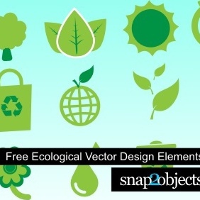 Ecological Vector Design Elements - Kostenloses vector #222549