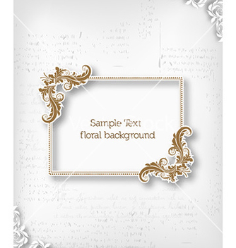 Free floral frame vector - Free vector #224239