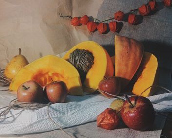 steel life with pumpkin and apple - бесплатный image #272169