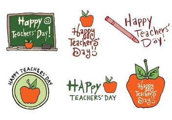 Free Teachers' Day Vector Series - Kostenloses vector #272709