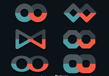 Infinity Flat Icons - Free vector #273329