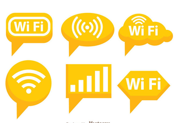 Orange Wifi Symbol - Kostenloses vector #273419