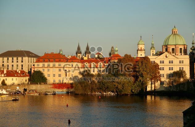View on Prague at sunset - Kostenloses image #274769