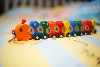 #Caterpillar #train, 1 to 10 Numbers, wooden toys. #mylastphoto?? - Free image #274779