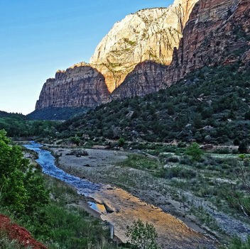 Sunset, Great White Throne, Zion 4-14 - Free image #294489