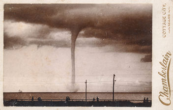 Cabinet card of a water spout - Free image #296539