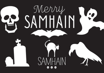 Samhain Vector Illustrations - бесплатный vector #297779