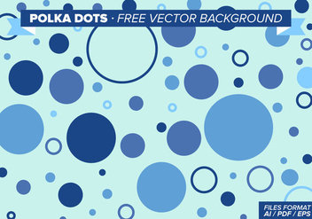 Polka Dots Free Vector Background - Kostenloses vector #297909