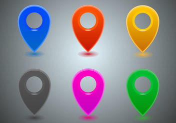 Free Map Icons Vector - vector gratuit #298029 
