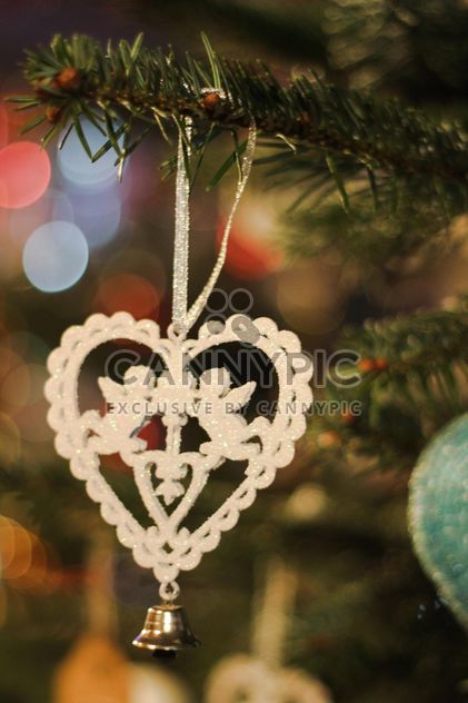 Christmas tree decoration bell - image #302389 gratis