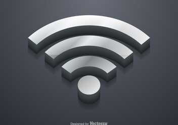 Free 3D WiFi Symbol Vector - бесплатный vector #303869
