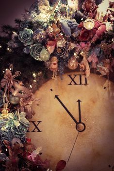 Christmas clock with Pink Accessories - Free image #304849