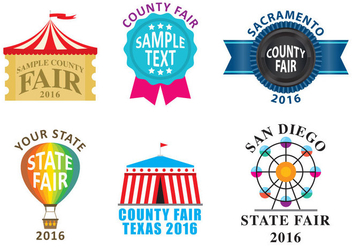 County Fair Logos - vector gratuit #305029 